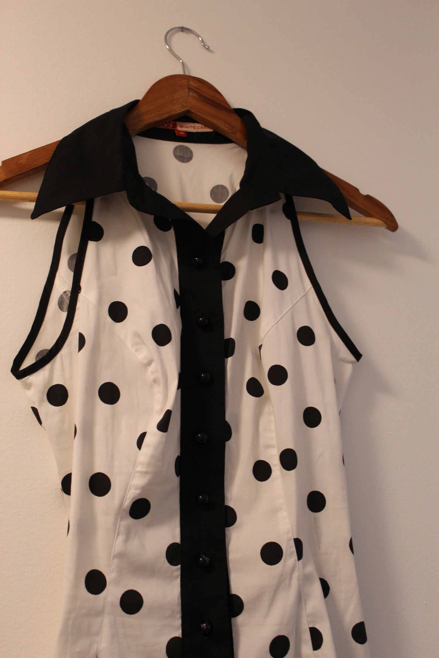 Polka Dot Blouse Small